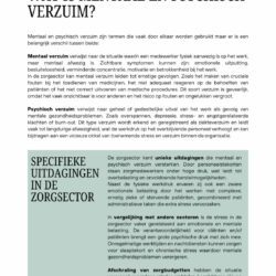 Whitepaper: mentaal verzuim in de zorgsector